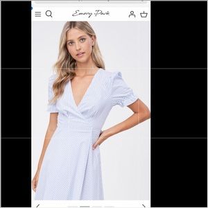 NWT Wrap Dress from Emory Park!